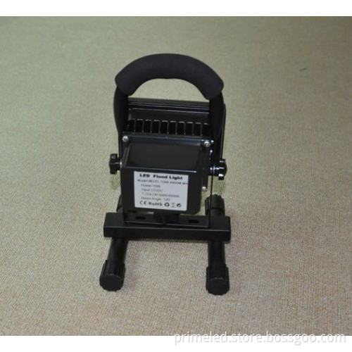Green 10w 2200/4400mah Rechargeable Led Flood Light 